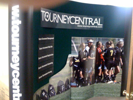 20090105booth Our TourneyCentral.com NSCAA booth. A little more nip and tuck, but we're almost there.